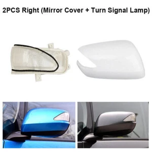 Right Rear View LED Turn Signal Light +Mirror Cover 2x Fits HONDA FIT JAZZ 09~13 - Foto 1 di 8