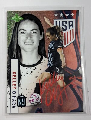 2023 Parkside USWNT One Nation One Team #22 Kelley O'Hara Red Foil #D 14/25 - Image 1 of 2