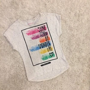 Next UK Girls “Some Kind Of Wonderful “ Rainbow Colors Tunic Top Size 6 Years - Picture 1 of 9