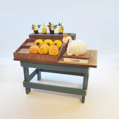 Miniatures 1/12 1/6 Scale Dollhouse Furniture Unfinished Tool Table Accessories - Image 1 of 4