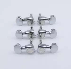 Washburn Chrome Tuners / Machine Heads / Tuning Pegs / 3 a side - Picture 1 of 5