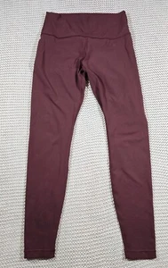 Lululemon Wunder Under HR Tight 28" Brushed Full-On Sz 8 in Cassis Luxtreme - Picture 1 of 8