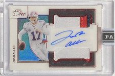 2023 Panini National Convention VIP Black Box Gems Autographs #JA Josh Allen 1/1