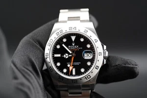 2021 Rolex Explorer II 226570 Black Dial SS Oyster With Papers 42mm - Bild 1 von 14