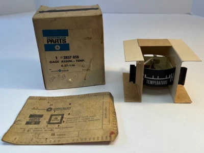 NOS 1968 Dodge Polara Monaco Water Dashboard Temperature Gauge 2857058 - Image 1 of 3