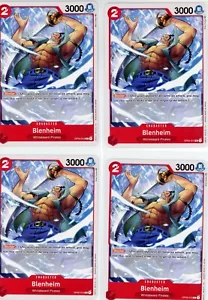 ONE PIECE Card Game Paramount War 4X BLENHEIM OP02-012 C English - Picture 1 of 1