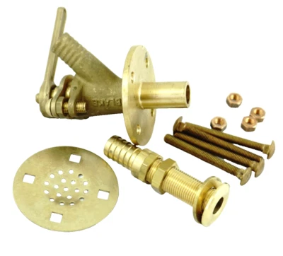 Blakes Popular Seacock 3/4 Complete  Assembly  19mm includes skin fitting - Image 1 of 4