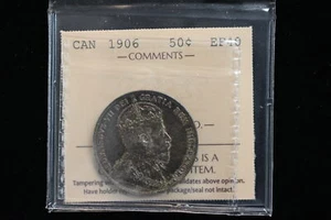 1906 Canada. (50) Fifty Cents. ICCS Graded EF-40 - Foto 1 di 3