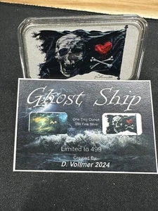 GHOST SHIP 1 Oz Silver Bar USA 2024 - Picture 1 of 3