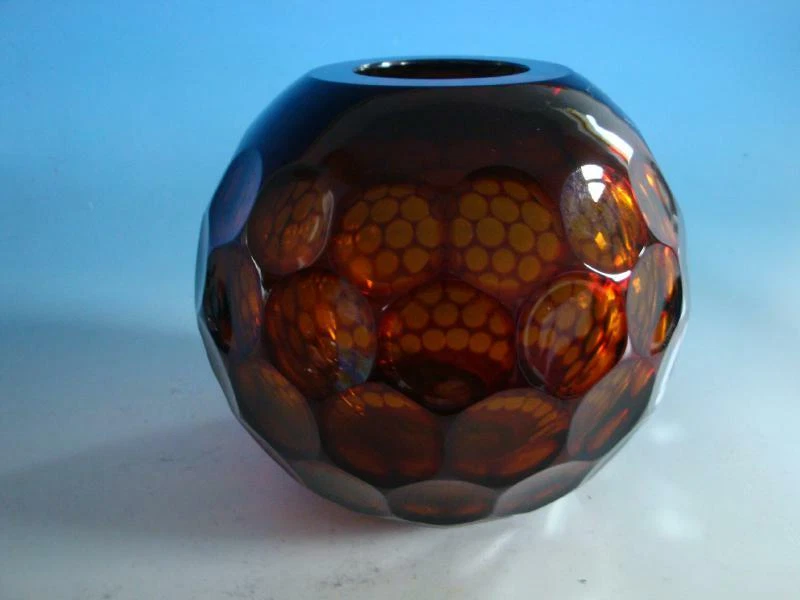 RS0319-069: Schöne Seltene WMF Glas Vase Blumenvase Kugelvase 20er  - Bild 1 von 4