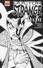 Doctor Strange The Oath 1B Martin B&W Variant FN 2006 Stock Image