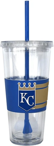 Kansas City Royals 22oz Straw Tumbler - MLB Cover