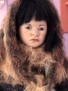 Künstlerpuppe Repro von John Nissen Naja Porzellan 70 cm Hochwertig u. selten - Bild 1 von 6