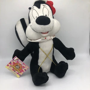 Looney Tunes PEPE LE PEW 10" peluche animal de peluche Russell stover - Imagen 1 de 2