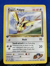 Pokemon Gym Challenge 1st Edition Koga's Pidgey 80/132 NM   Near Mint