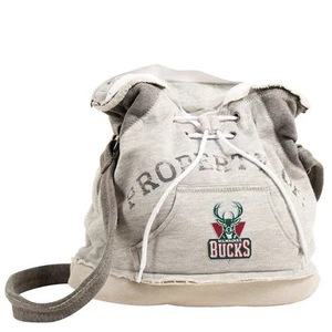 Milwaukee Bucks NBA Property Of lizenzierter Hoodie Beuteltasche grau 24,5 x 7 x 15,25 Zoll - Bild 1 von 4