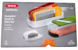 **NEW** OXO Softworks Complete Grate and Slice Set - 4 in 1 Set for Meal Prep - Picture 1 of 4