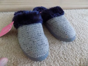 Isaac Mizrahi Faux Fur Slippers Mules US Shoe L 9 NWT - Picture 1 of 3