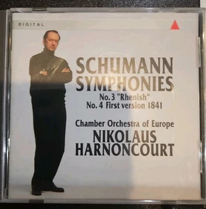 Schumann: Symphonies Nos. 3 and 4 Chamber Orchestra of Europe CD Harnoncourt - Picture 1 of 2