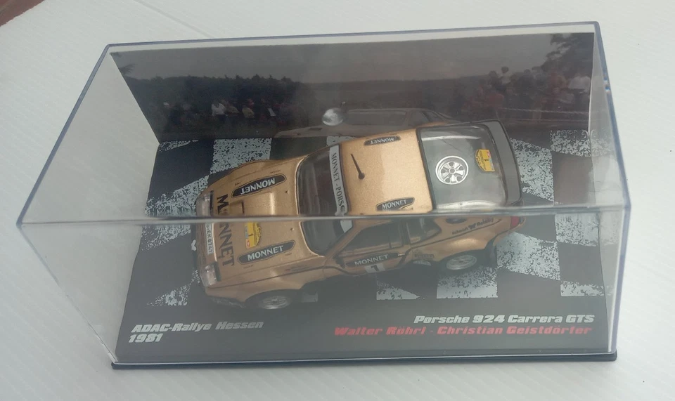Porsche 924 Carrera GTS Rohrl Rally Hessen 1981 1:43 Ixo Altaya - Immagine 1 di 4