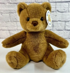 *BRAND NEW* Vintage 1997 Build A Bear Classic Brown Bear Plush Sitting w/Tags - Picture 1 of 5