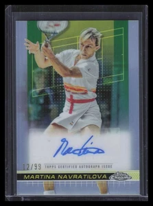 Autógrafos cromados Topps II 2024 refractor TCAMNA Martina Navratilova automático 12/99 - Imagen 1 de 2