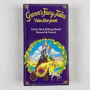 Grimm's Fairy Tales Video Storybook Hansel & Gretel Little Red Riding (VHS 1992) - Picture 1 of 2