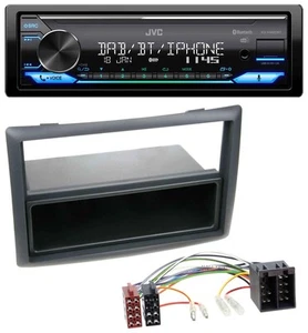JVC Bluetooth DAB USB MP3 Autoradio für Renault Megane Scenic ab 07 schwarz - Bild 1 von 8