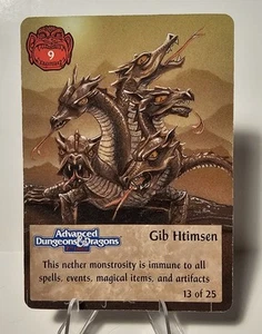 Spellfire 1994 1st Edition Rare Chase Gib Htimsen 13 of 25  - Picture 1 of 2