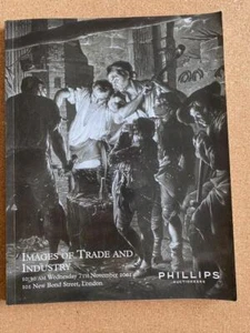 PHILLIPS AUCTION CATALOGUE 2001 IMAGES of TRADE & INDUSTRY ENGRAVINGS ETCHINGS - Picture 1 of 6