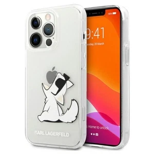 Handyhülle Karl Lagerfeld iPhone 13 Pro Max Hardcase Cover Katze transparent - Bild 1 von 8