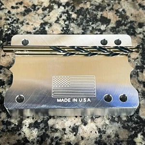 Skateboard Hole Patten Drill Jig - Billet Machined Aluminum - Picture 1 of 4