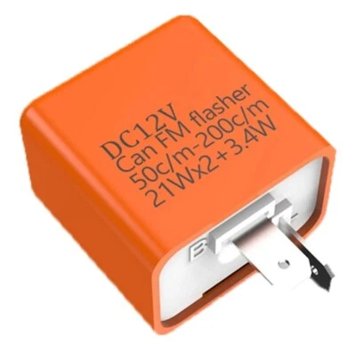 RELÈ RELE PER FRECCE LED MOTO 2PIN 12v 21W LAMPEGGIO REGOLABILE UNIVERSALE - Bild 1 von 4