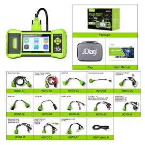 Genuine M300 Motorcycle Diagnostic Scanner OBD2 All System Fault Code Reader UK - Picture 1 of 6