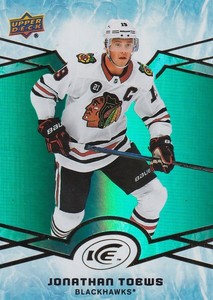 🏒 18-19 UPPER DECK ICE GREEN PARALLEL - JONATHAN TOEWS #36 CHICAGO BLACKHAWKS