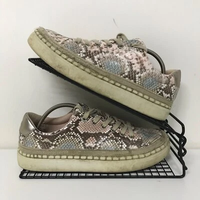 S.Oliver Women's Trainers UK 6 EU 39 Faux Reptile Leather Sneakers Shoes - Image 1 of 4