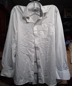 Camisa de vestir Charles Tyrwhitt Oxford blanca sin hierro calce clásico para hombre 16/35 pulgadas - Imagen 1 de 20
