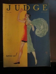 Judge Magazine May 1926 Stepping Out Flapper Girl Art Deco 53 - Picture 1 of 2