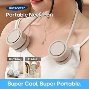 Hanging Neck Fan Essential Oil Fan Portable Mini Air Cooler Aromatherapy - Picture 1 of 10