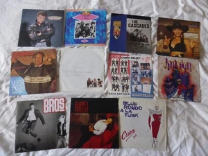 Job Lot 12 x 7" singles. 1980's POP -Kylie/George Michael/Bros/Paula Abdul - Picture 1 of 4