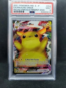 Pikachu VMAX Indonesia Tournament Winner Trophy - 054/S-P - PSA 9 MINT - Picture 1 of 2