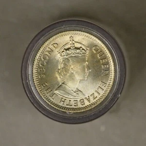 Malaya British Borneo 1958 H 5 Cents Gem BU - Picture 1 of 2