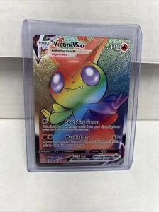Espada y Escudo JCC Pokémon Victini VMAX - Estilos de Batalla 165/163 Holo Secret Raro - Imagen 1 de 3