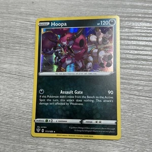 Pokemon : SWSH DARKNESS ABLAZE HOOPA 111/189 RARE HOLO - Picture 1 of 2