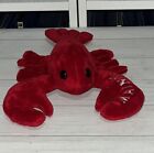 Wishpets Rocky Red Lobster Plush Toy Maine Embroidered  1997 Vintage Toy 12 in