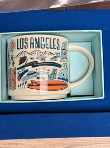 Starbucks Los Angeles Been There Series Mug 14oz NIB 2018 V1 "City of the Angels - Picture 1 of 8