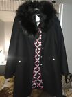 ZARA black manteco wool coat  XS BRAND NEW 
