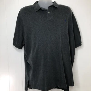 Polo Ralph Lauren Mens XL Short Sleeve Polo Shirt Dark Gray Preowned - Picture 1 of 11