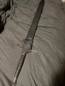 Scottish Claymore Sword With Sheath, Handmade Stainless Steel Medieval Sword - Picture 1 of 2