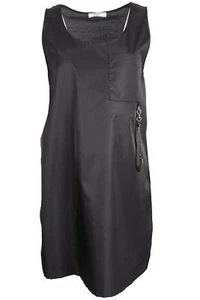 PRADA BLACK 2021 NYLON MINI DRESS SMALL - Picture 1 of 4
